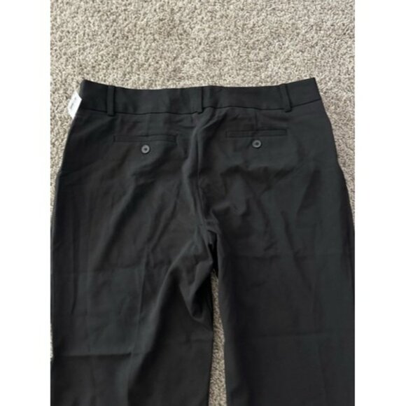 BCX Pants Juniors' Size 15 Black Bootcut Trouser Pants Work Wear Casual Faux - Picture 13 of 13